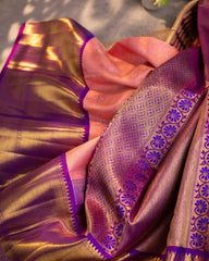 Banarasi Soft Silk Saree with Blouse Piece Colorful Saree