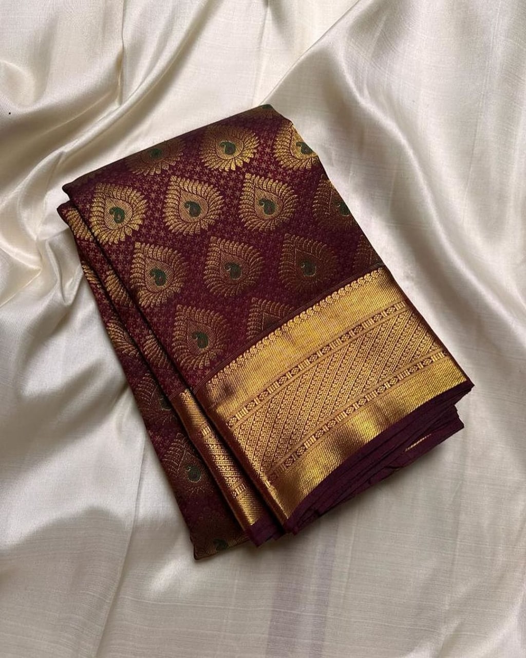 Banarasi Soft Silk Saree with Intricate Gold Zari Weaving Colorful Saree