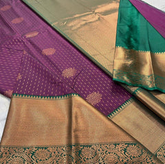 Banarasi Soft Silk Saree with Copper Zari Weaving Colorful Saree