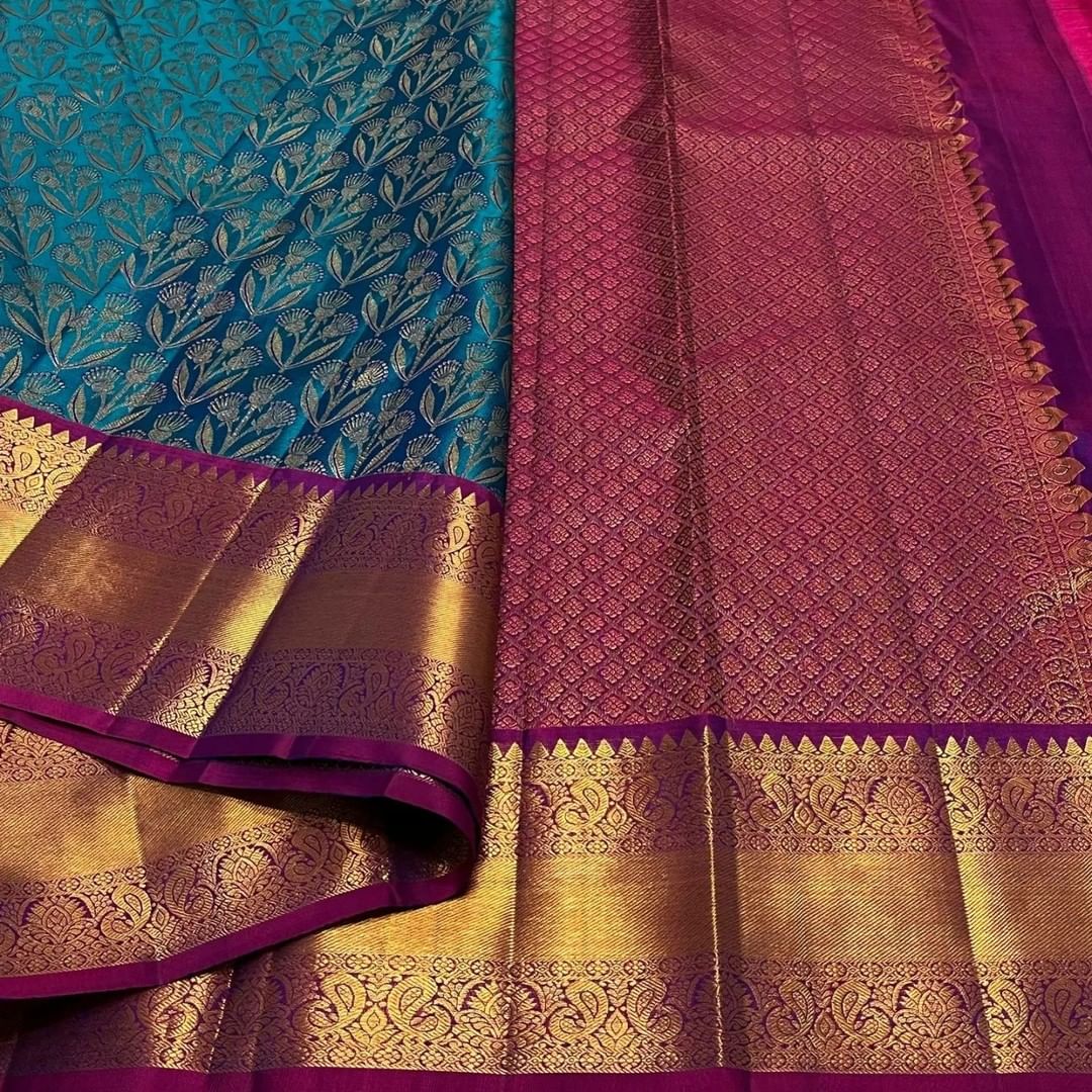 Banarasi Soft Silk Saree with Exquisite Gold Zari Weaving Colorful Saree