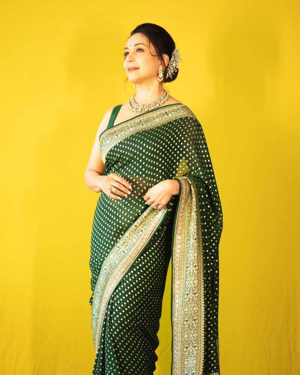 Banarasi Soft Silk Saree with Gold Zari Weaving Colorful Saree