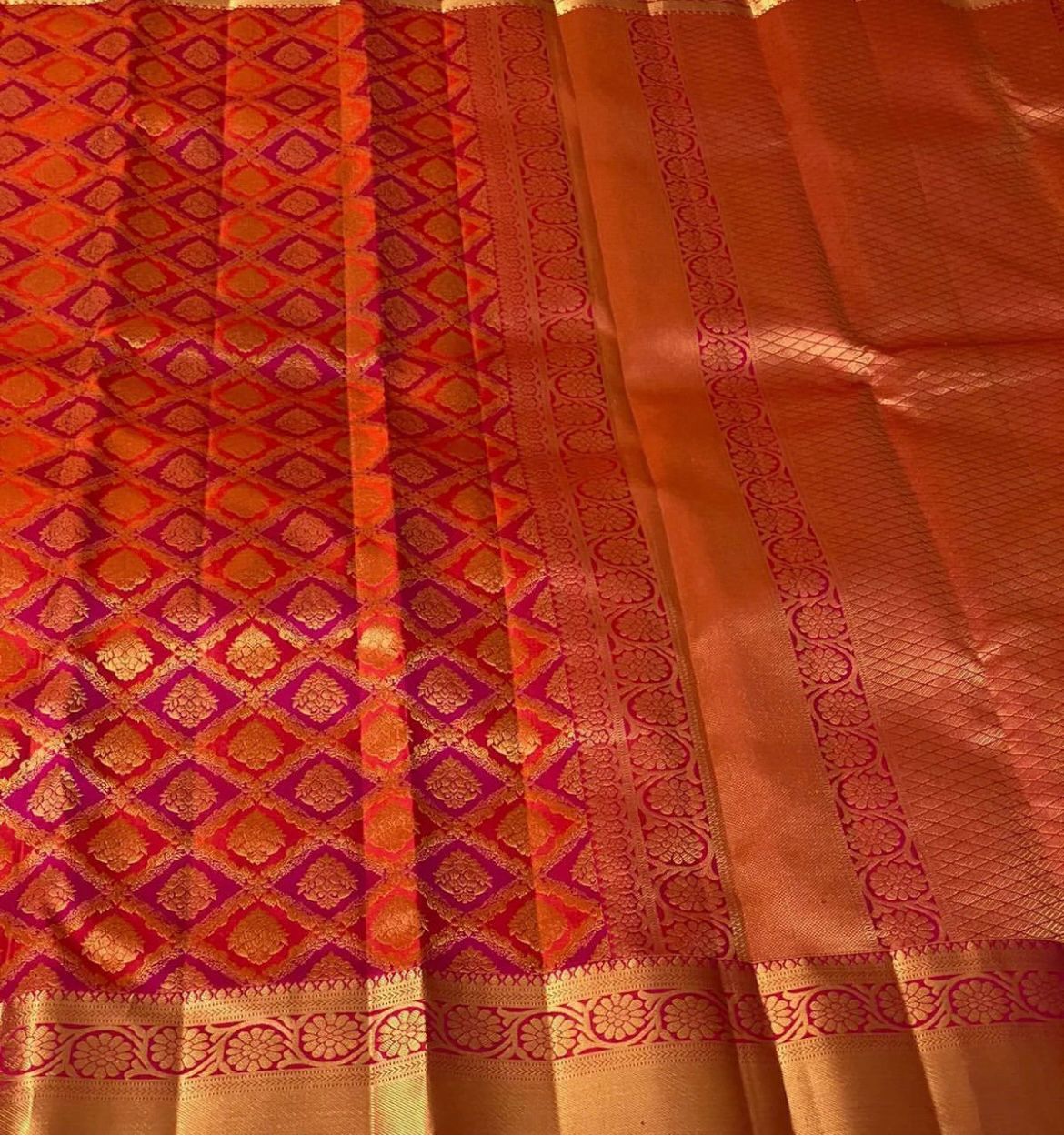 Banarasi Soft Silk Saree with Gold Zari Weaving Colorful Saree