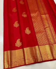 Banarasi Soft Silk Saree with Exquisite Gold Zari Weaving Colorful Saree