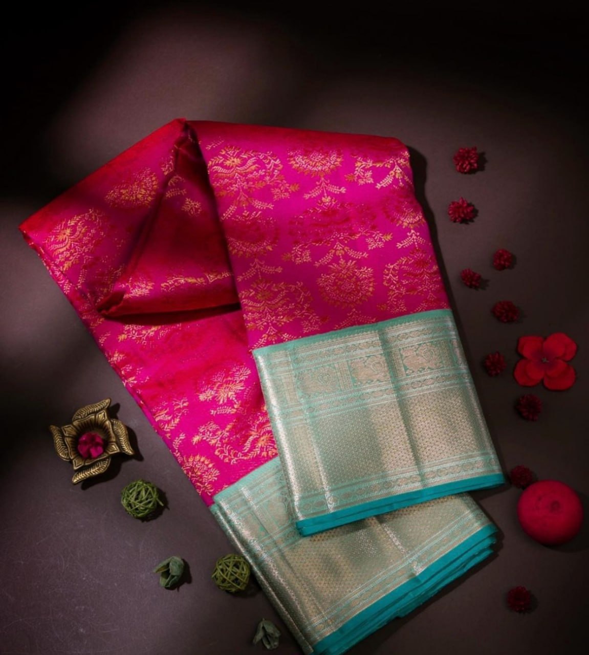 Banarasi Soft Silk Saree with Blouse Piece Colorful Saree