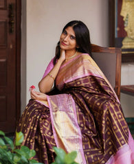 Banarasi Soft Silk Saree with Exquisite Gold Zari Weaving Colorful Saree