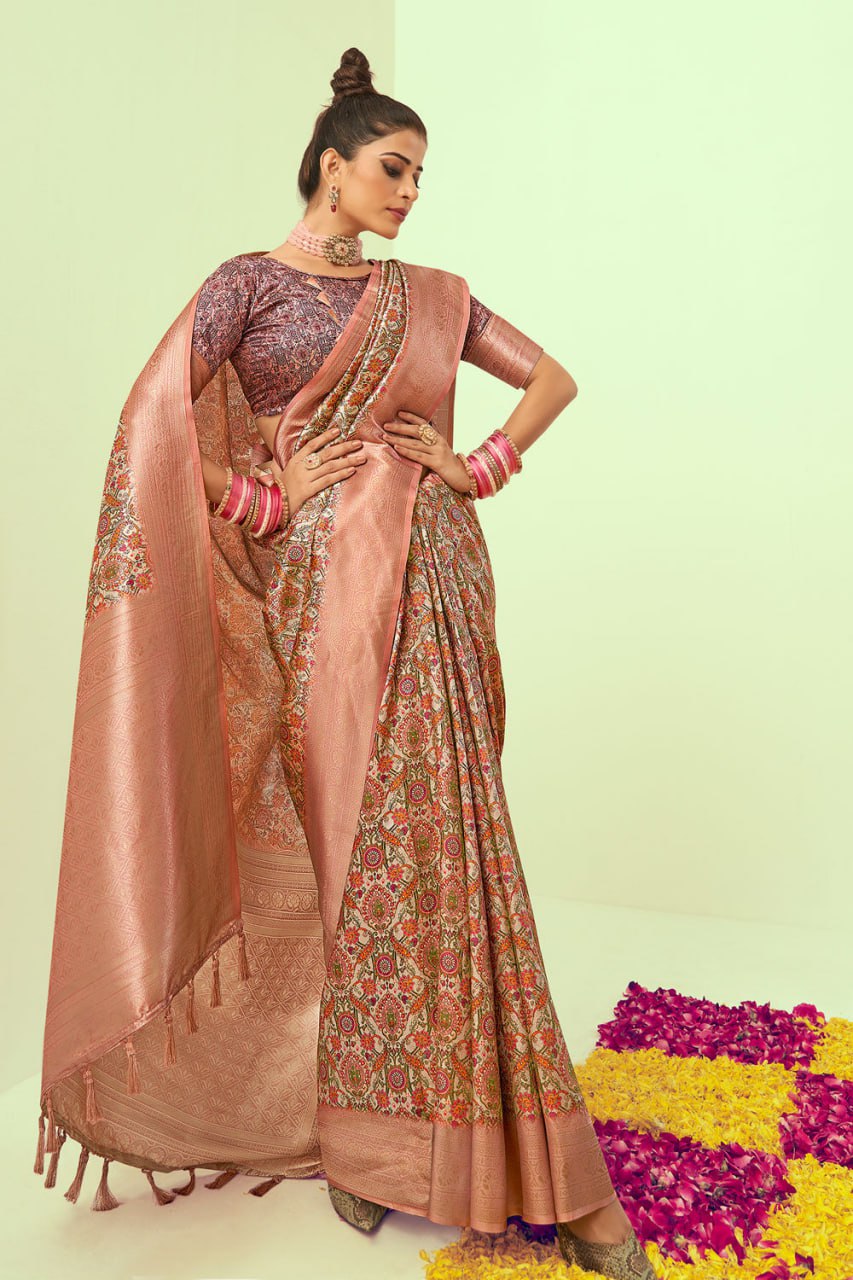 Luxurious Banarasi Soft Silk Saree - Perfect for All Occasions Colorful Saree