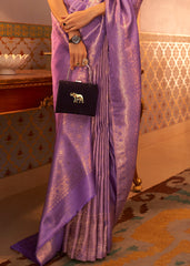 Jasmine Purple Designer Satin Silk Saree - Colorful Saree