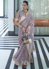 Iris Purple Woven Designer Silk Saree - Colorful Saree