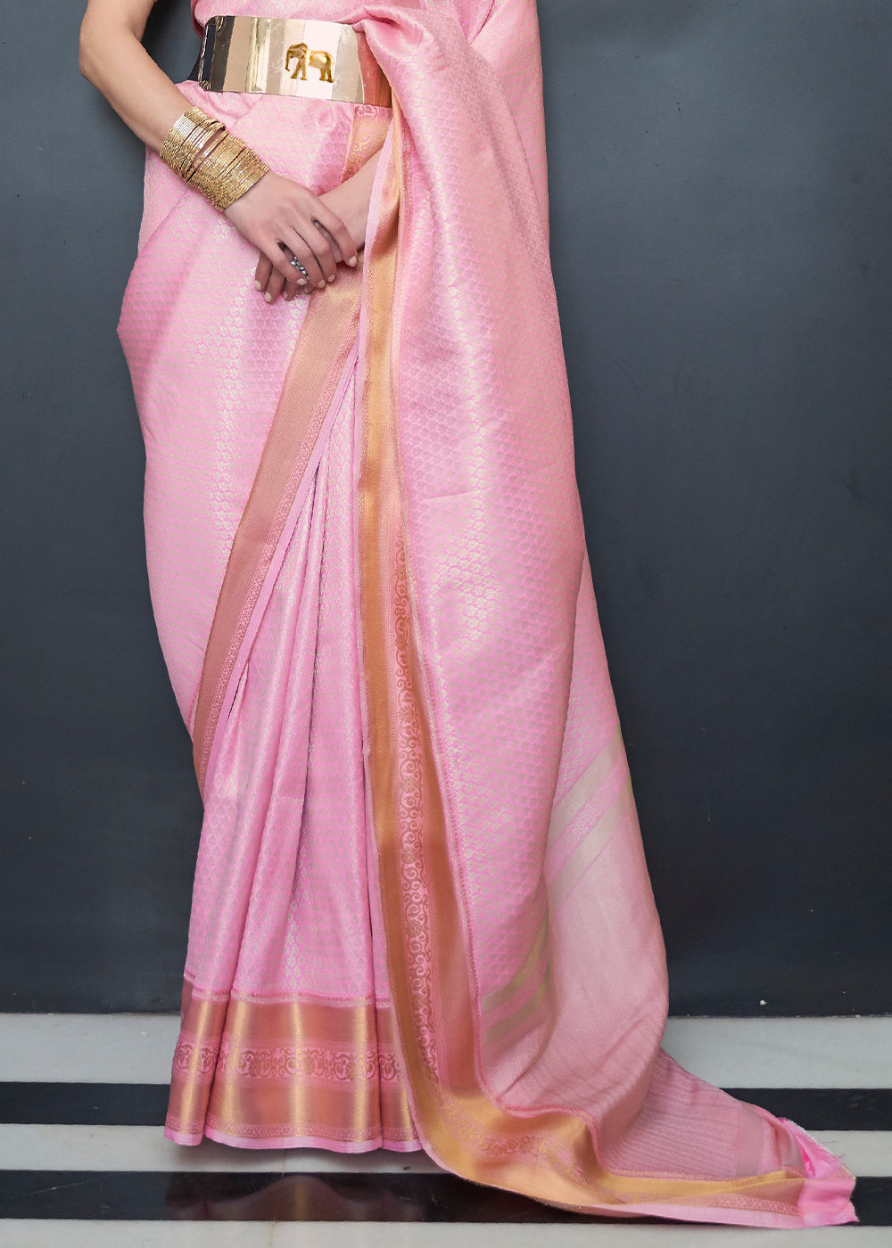 Persian Pink Woven Soft Silk Saree - Colorful Saree