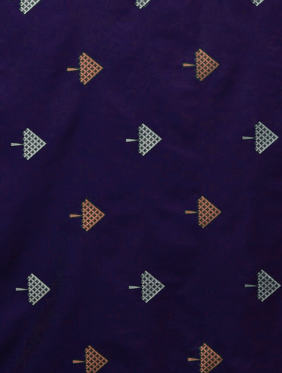 Magnificat Purple Soft Silk Saree With Glittering Blouse Piece - Colorful Saree