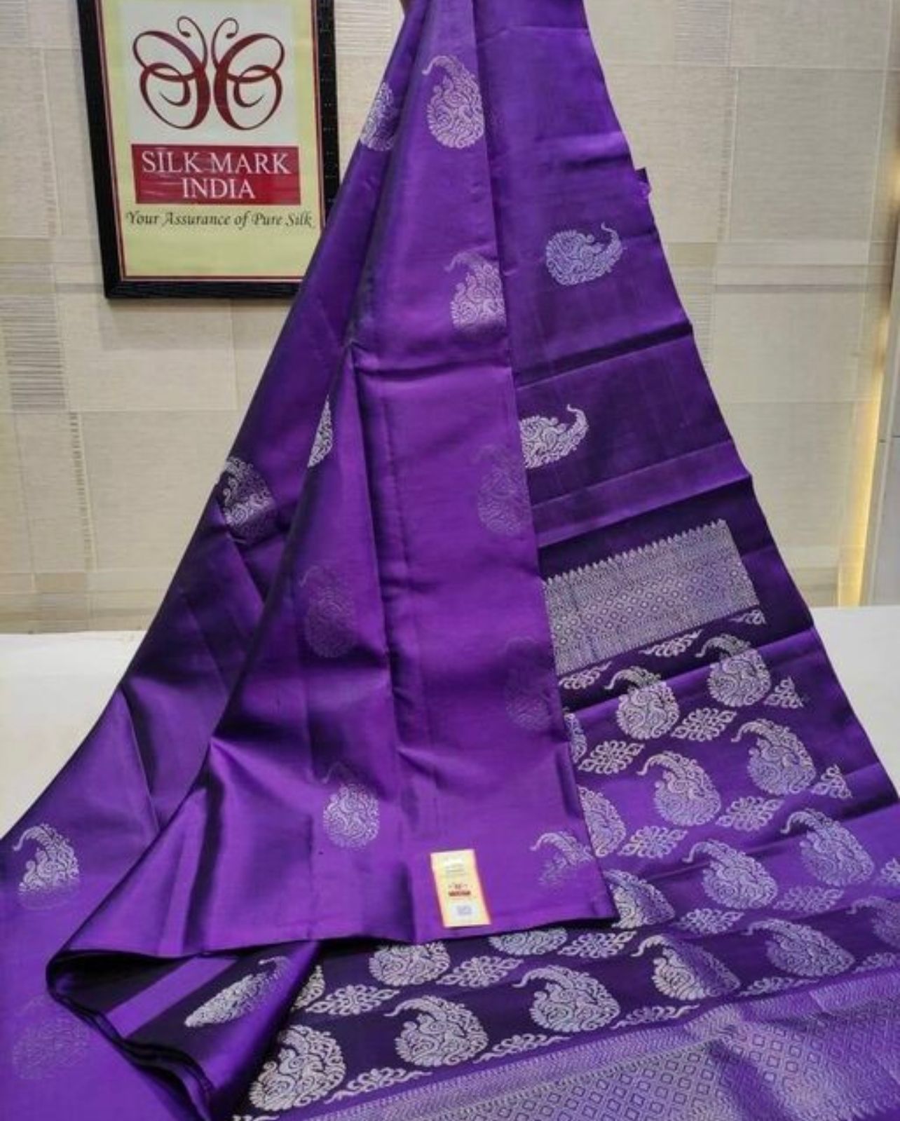 Refreshing Purple Soft Silk Saree With Dazzling Blouse Piece - Colorful Saree
