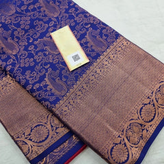 Tempting Blue Soft Silk Saree With Supernal Blouse Piece - Colorful Saree