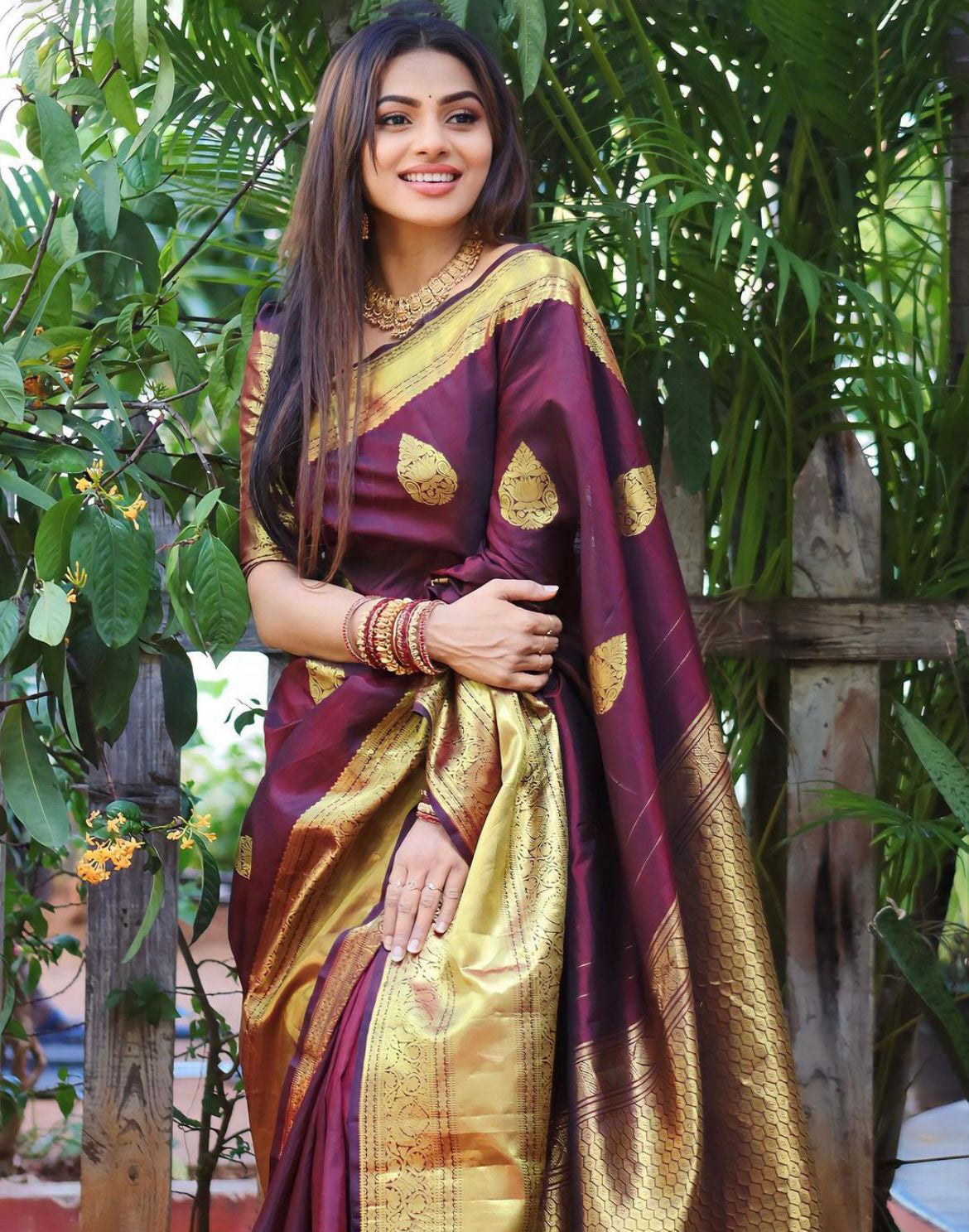 Phenomenal Wine Soft Silk Saree With Beautiful Blouse Piece - Colorful Saree