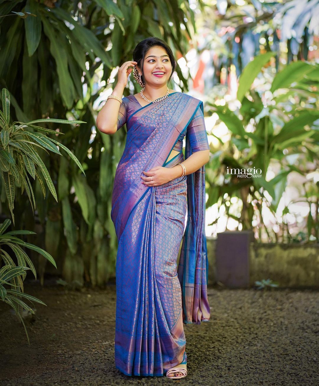 Scrumptious Blue Soft Silk Saree With Luxuriant Blouse Piece - Colorful Saree