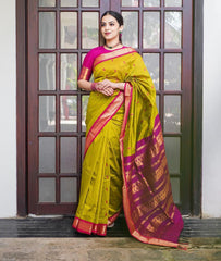 Marvellous Mustard Soft Banarasi Silk Saree With Precious Blouse Piece - Colorful Saree