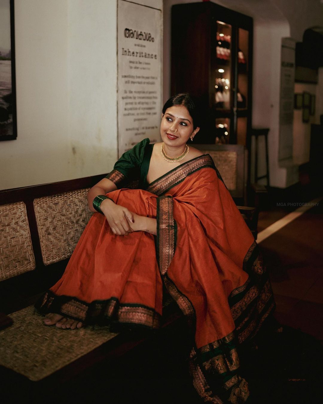 Prominent Orange Soft Banarasi Silk Saree With Flamboyant Blouse Piece - Colorful Saree