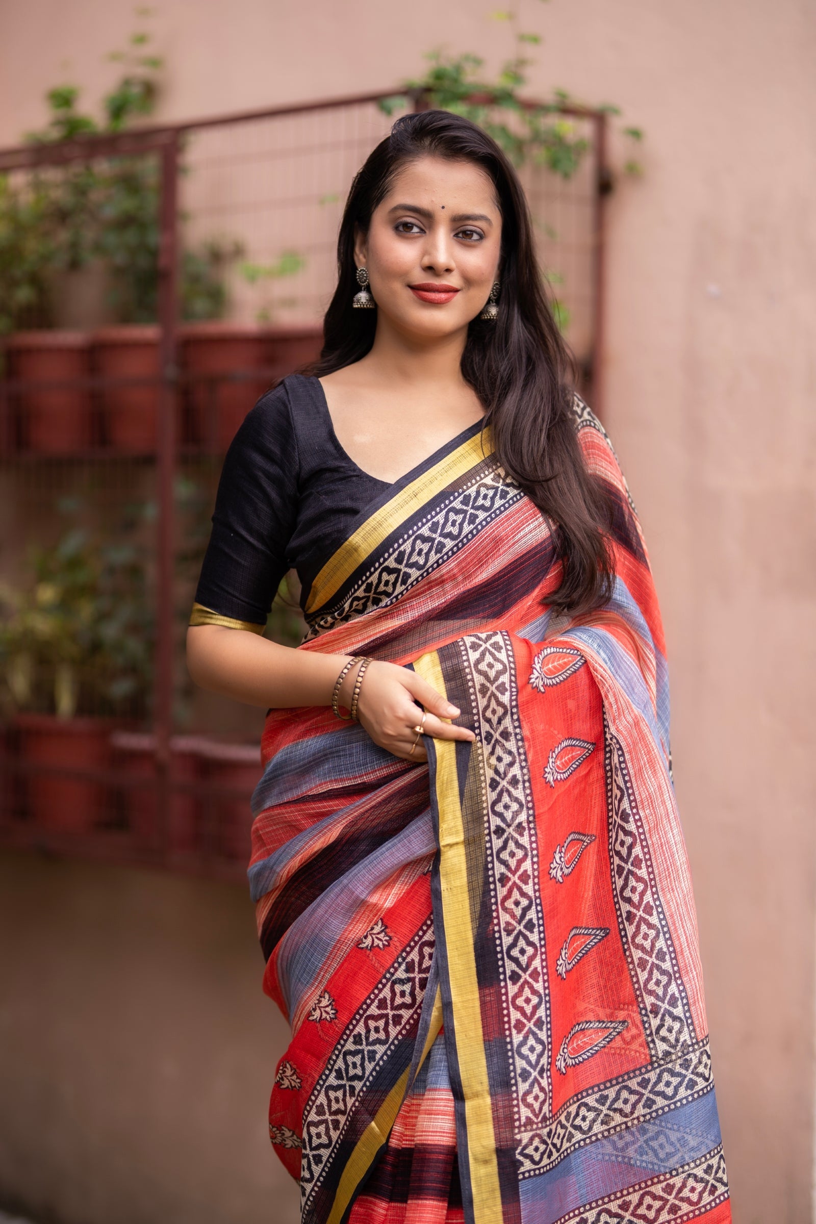 Elegantly Crafted Kota Silk Saree for Women: Luxuriously Soft, Exquisitely Printed, and Embellished with a Weaving Pattu Border - Colorful Saree