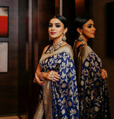 Phenomenal Blue Soft Banarasi Silk Saree With Girlish Blouse Piece - Colorful Saree