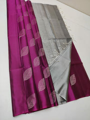 Petrichor Magenta Soft Silk Saree With Excellent Blouse Piece - Colorful Saree