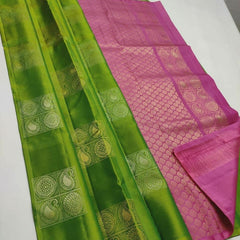 Proficient Green Soft Silk Saree With Lagniappe Blouse Piece - Colorful Saree