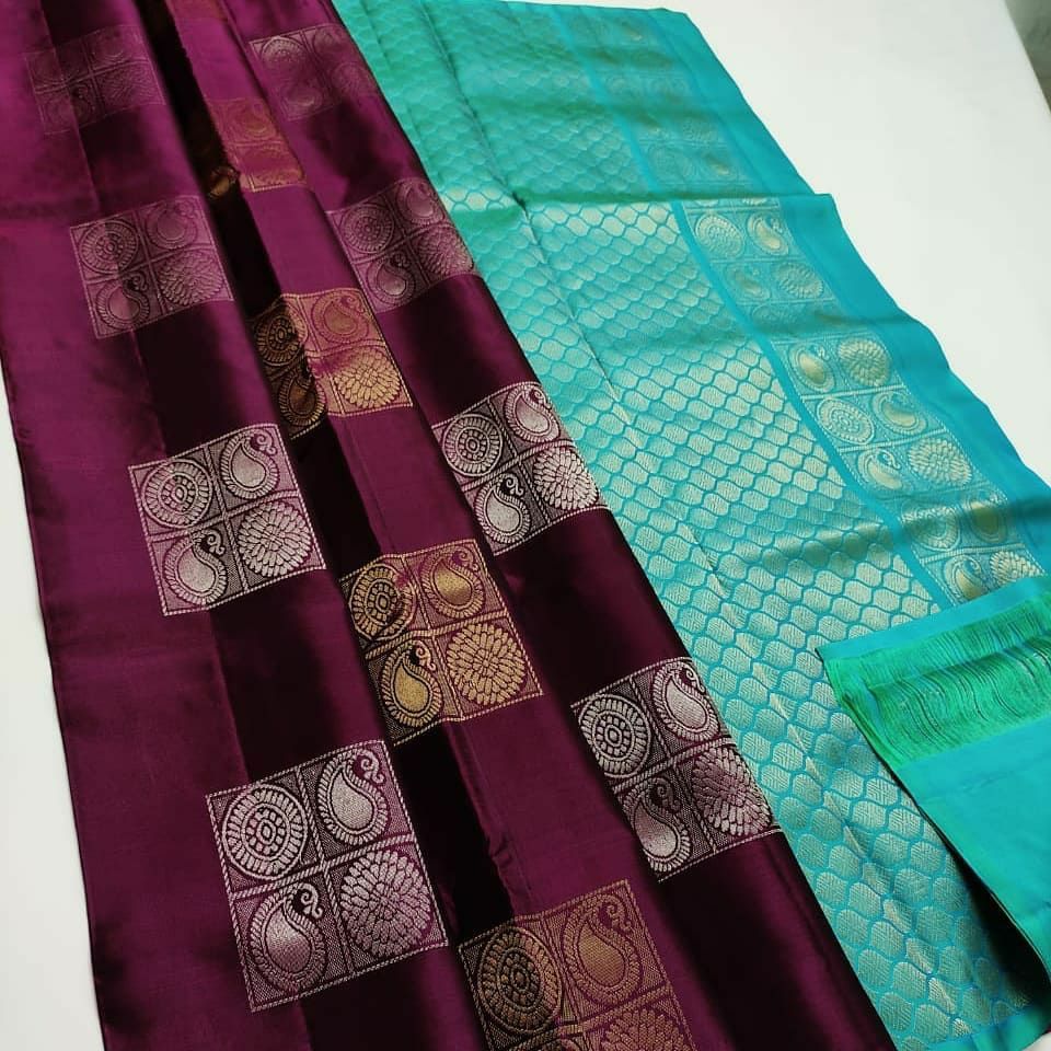 Pleasurable Wine Soft Silk Saree With Attractive Blouse Piece - Colorful Saree