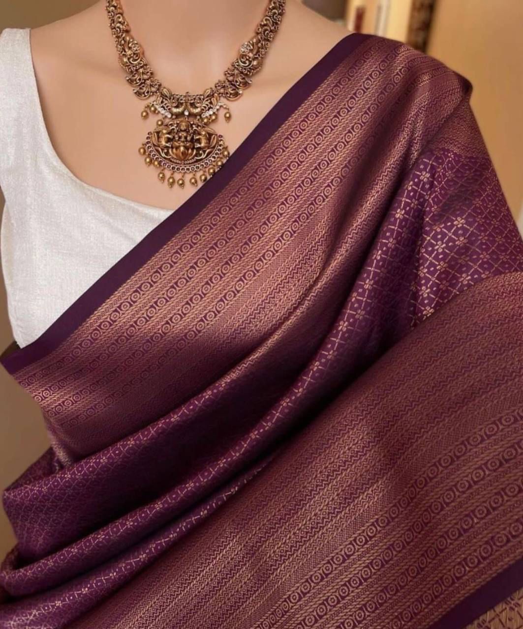 Eye-catching Purple Soft Silk Saree With Charming Blouse Piece - Colorful Saree
