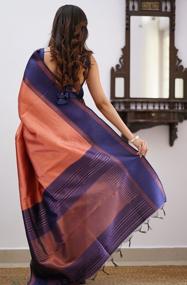 Evocative Pink Soft Silk Saree With Most Gossamer Blouse Piece - Colorful Saree