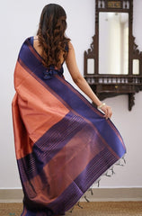 Evocative Pink Soft Silk Saree With Most Gossamer Blouse Piece - Colorful Saree