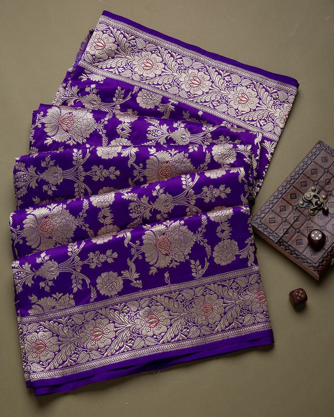 Prominent Purple Soft Banarasi Silk Saree With Pretty Blouse Piece - Colorful Saree