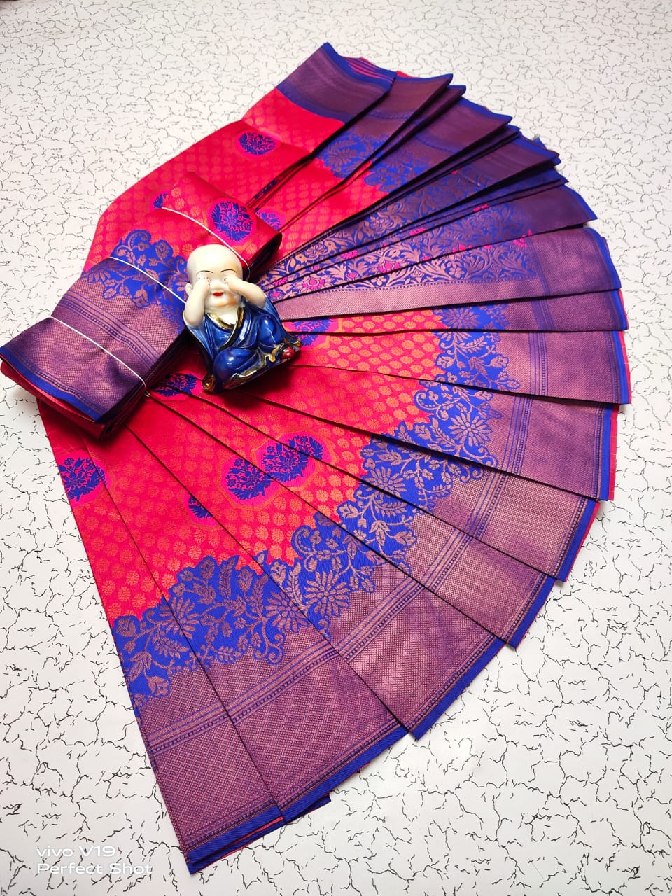 Ephemeral Dark Pink Soft Banarasi Silk Saree With Fairytale Blouse Piece - Colorful Saree