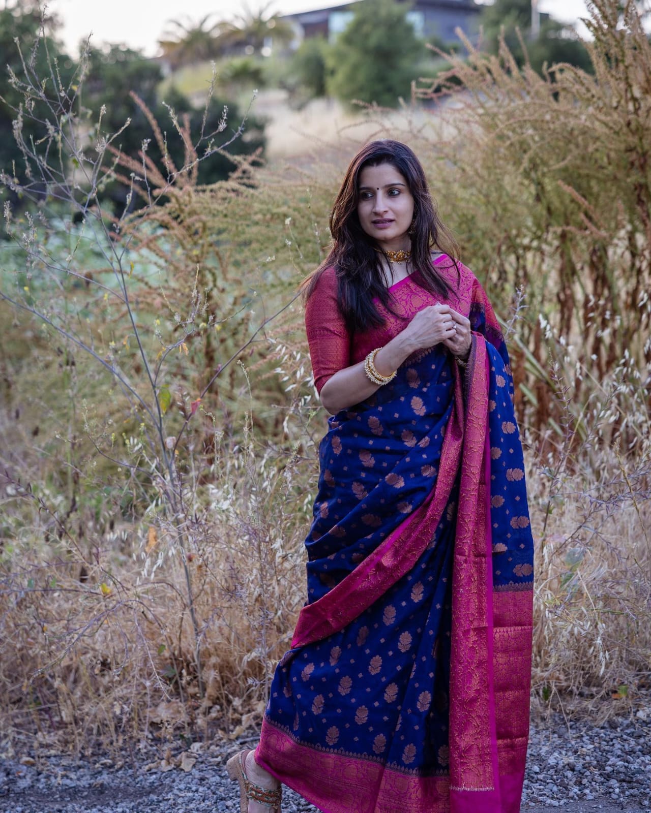 Hypnotic Blue Soft Silk Saree With Comely Blouse Piece - Colorful Saree