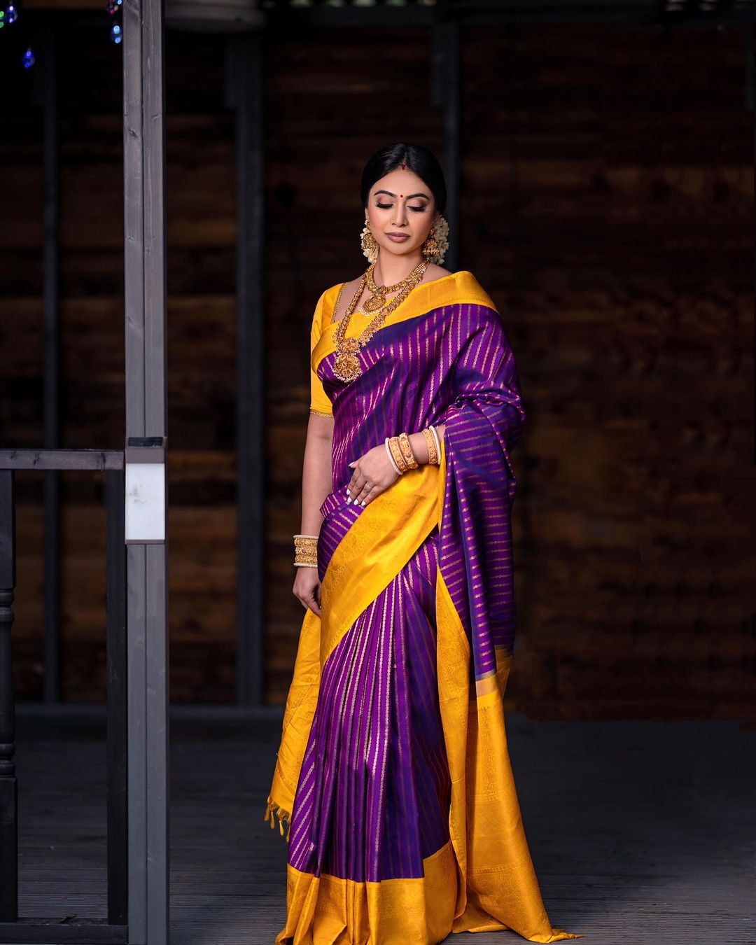 Prominent Purple Soft Silk Saree With Chatoyant Blouse Piece - Colorful Saree