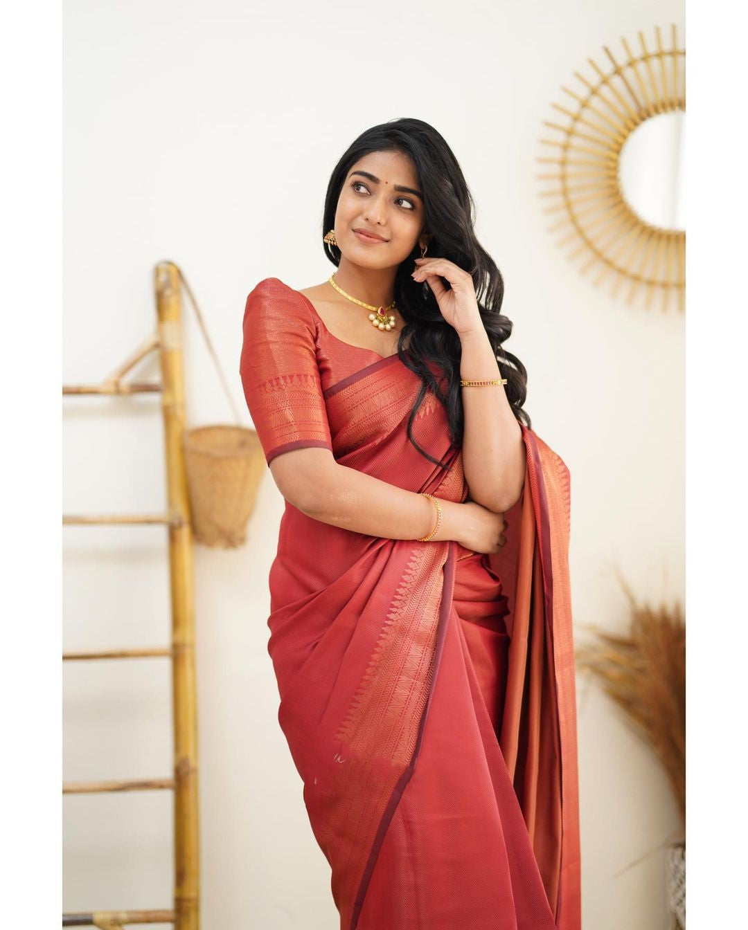 Scrumptious Red Soft Silk Saree With Prodigal Blouse Piece - Colorful Saree