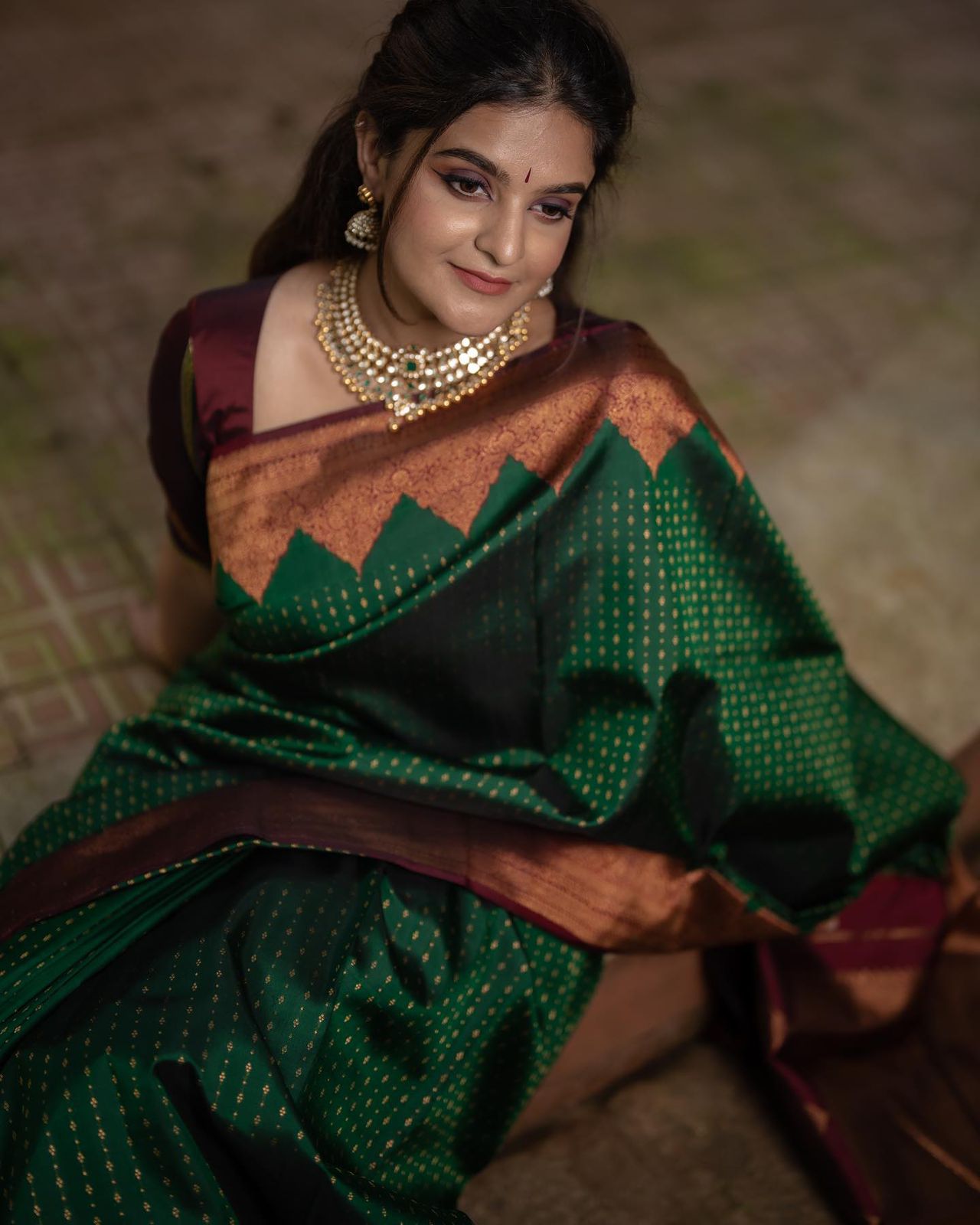 Stunning Green Soft Silk Saree With Innovative Blouse Piece - Colorful Saree