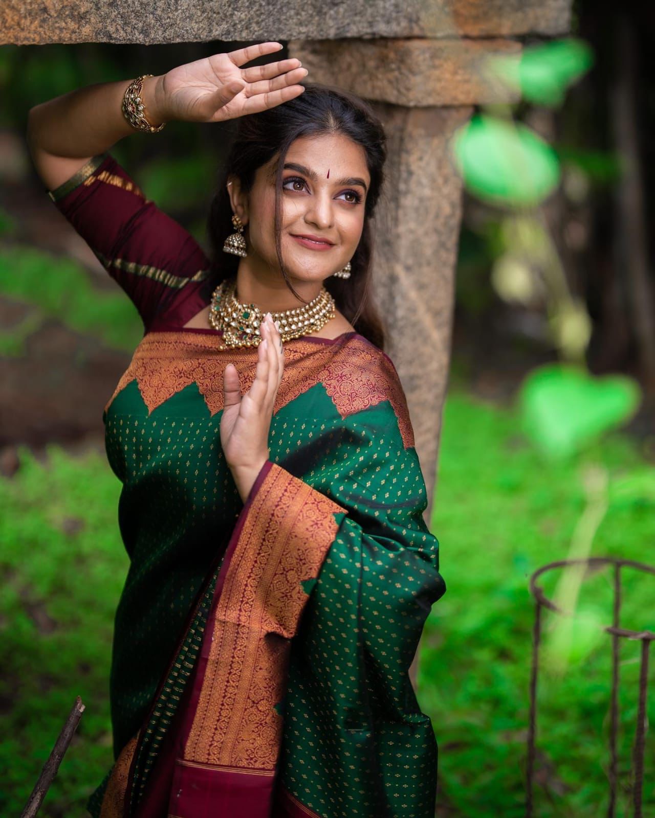 Stunning Green Soft Silk Saree With Innovative Blouse Piece - Colorful Saree